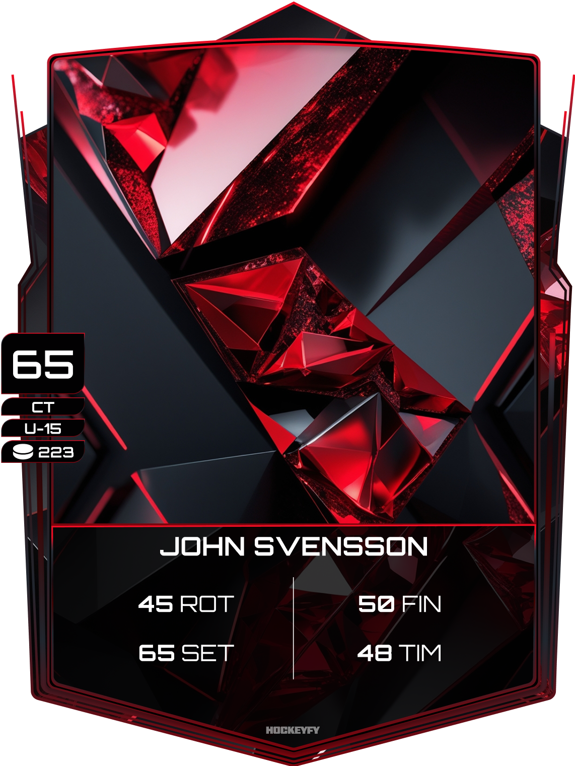 NHL Player Card