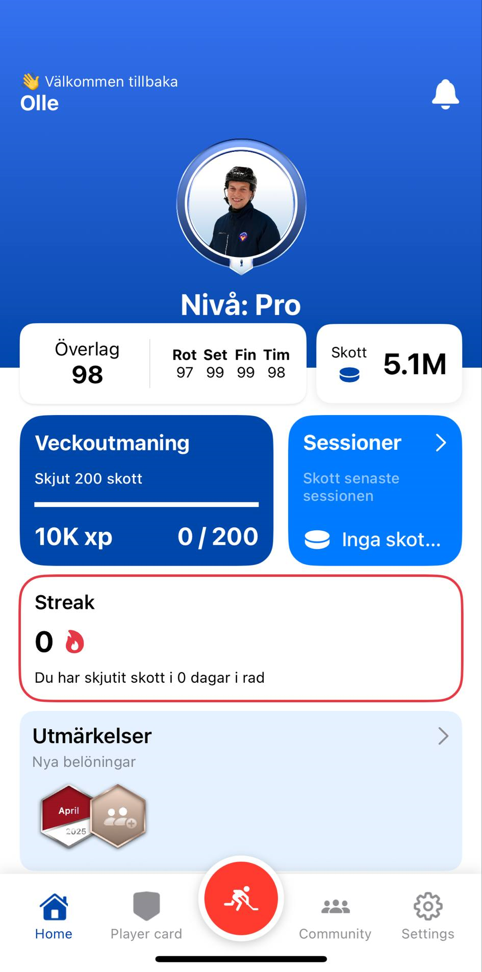 Hockey hockeyskott